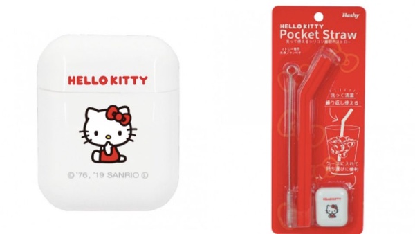 AirPods 環保吸管？Hello Kitty、米飛兔、大耳狗環保吸管帶著走，收納超輕巧小包必備！
