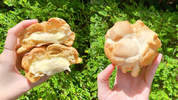 Beard papa「蘭可特莎泡芙」一個月限定上市!酥脆招牌日式泡芙遇上奶香法式貓舌餅~