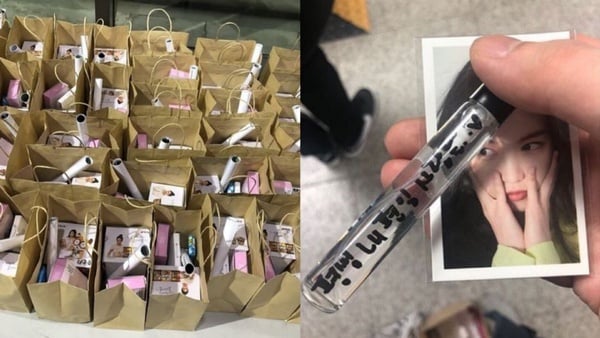 《德魯納酒店》IU機場送粉伴手禮超貼心！8韓星「逆應援」名牌大方送，寵粉無極限