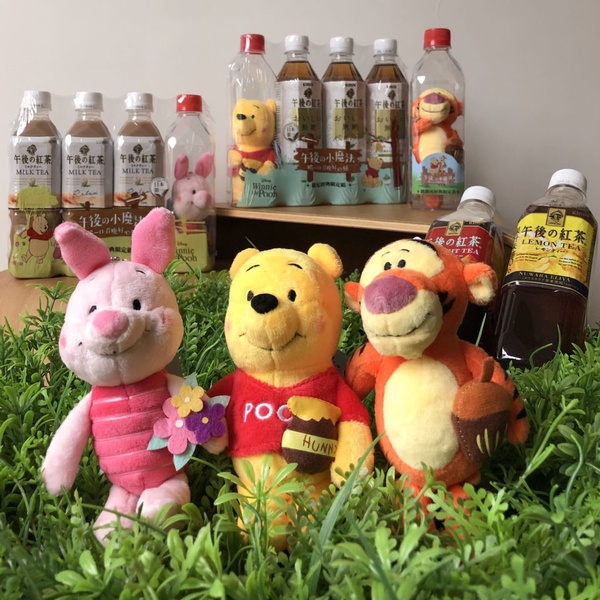 午後紅茶小熊維尼就在7-11！台灣午後紅茶推出小熊維尼、小豬、跳跳虎等三種包裝，可愛的午後紅茶維尼就在7-11等你～