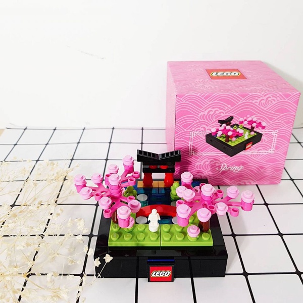 LEGO「迷你四季樂高」！春夏秋冬超萌的迷你樂高，自己組裝的四季樂高根本超療癒～