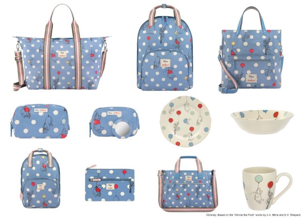 隱身在花朵中的維尼！Disney X Cath Kidston 系列小熊維尼聯名，經典圓點、碎花讓你置身夢幻維尼花園！