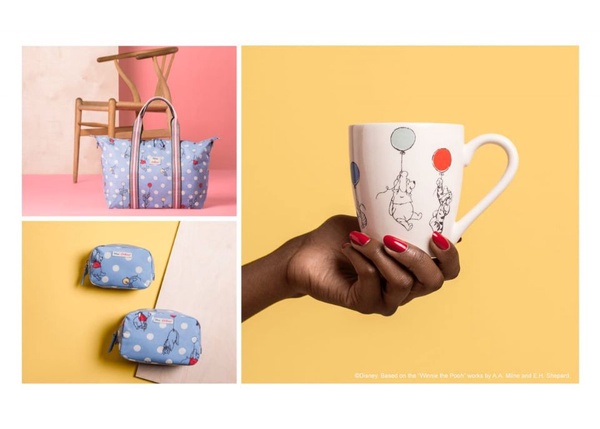 隱身在花朵中的維尼！Disney X Cath Kidston 系列小熊維尼聯名，經典圓點、碎花讓你置身夢幻維尼花園！