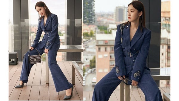 12女星2020春夏時裝周秀美腿！張鈞甯懶理邱澤、造型火辣，Angelababy精修V.S.未修完勝年輕小花