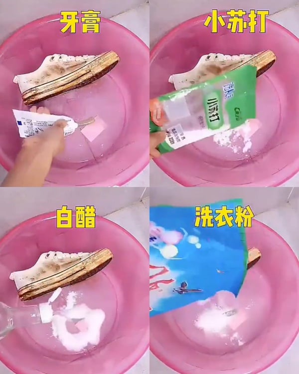白鞋泛黃怎麼清潔？洗鞋用「煮」的不髒手、黃鞋秒變乾淨新鞋！編輯實際示範給你看～