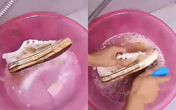 白鞋泛黃怎麼清潔？洗鞋用「煮」的不髒手、黃鞋秒變乾淨新鞋！編輯實際示範給你看～