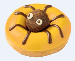 Krispy Kreme萬聖節甜甜圈台灣也出了！蝙蝠、南瓜，還有超萌的蜘蛛甜甜圈，每個都爆炸可愛～