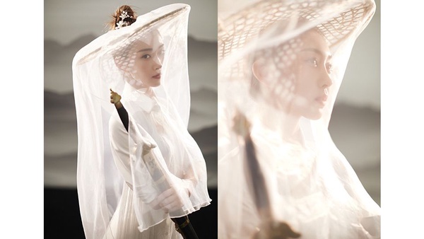 《陳情令》師姐江厭離化身斗笠俠女！12位戴斗笠的古裝女神，張鈞甯美豔、趙麗穎可愛
