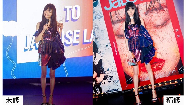 2020春夏時裝週13女星未修V.S.精修！秦嵐真瘦、沈月好像瘦，迪麗熱巴美腿竟然歪了