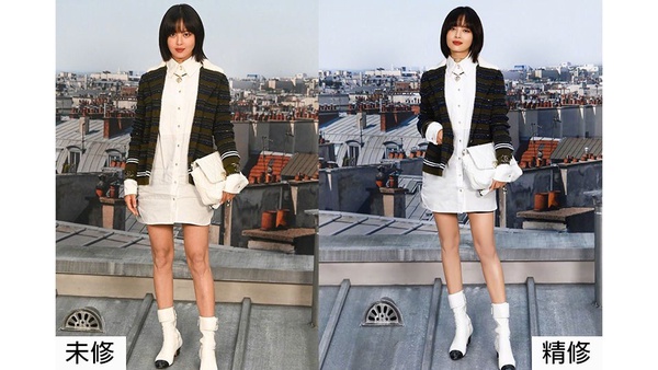 2020春夏時裝週13女星未修V.S.精修！秦嵐真瘦、沈月好像瘦，迪麗熱巴美腿竟然歪了