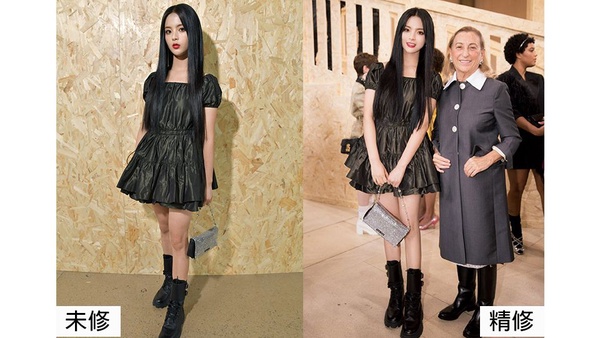 2020春夏時裝週13女星未修V.S.精修！秦嵐真瘦、沈月好像瘦，迪麗熱巴美腿竟然歪了