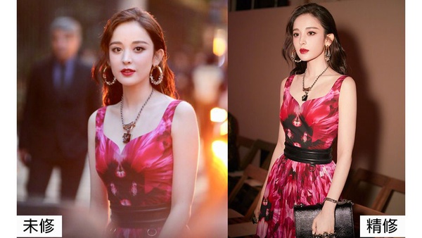2020春夏時裝週13女星未修V.S.精修！秦嵐真瘦、沈月好像瘦，迪麗熱巴美腿竟然歪了