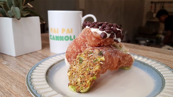 中山站甜點推薦！超唯美的「PAI PAI Cannoli」，讓你在台北也能吃到義大利Cannoli西西里捲～