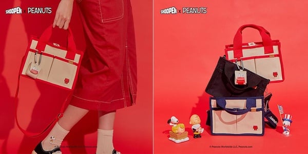 史努比控注意！韓國 Shoopen X PEANUTS史努比聯名，包包、襪子、拖鞋都有超萌史努比！