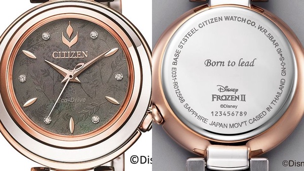 CITIZEN「櫻花粉金錶」夢幻上市，加真鑽超耀眼！加碼迪士尼公主聯名錶，夢幻控必收！