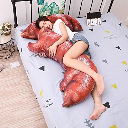 巨型「豬腳懶骨頭抱枕」，油亮膠質看了口水直流，快買來送給你愛吃豬腳的朋友！