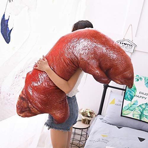 巨型「豬腳懶骨頭抱枕」，油亮膠質看了口水直流，快買來送給你愛吃豬腳的朋友！