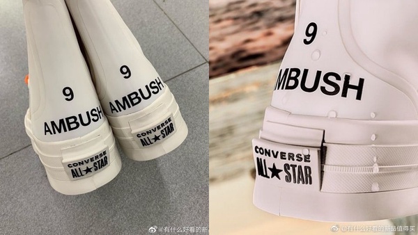 converse x Ambush帥氣聯名，還能當雨靴穿！加碼converse全新厚底款式，延伸腿長穿搭必備！