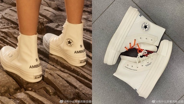 converse x Ambush帥氣聯名，還能當雨靴穿！加碼converse全新厚底款式，延伸腿長穿搭必備！