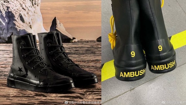 converse x Ambush帥氣聯名，還能當雨靴穿！加碼converse全新厚底款式，延伸腿長穿搭必備！