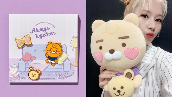 KAKAO FRIENDS x Twice推出超粉嫩商品，由成員親自設計，想用Twice同款買它就對了！