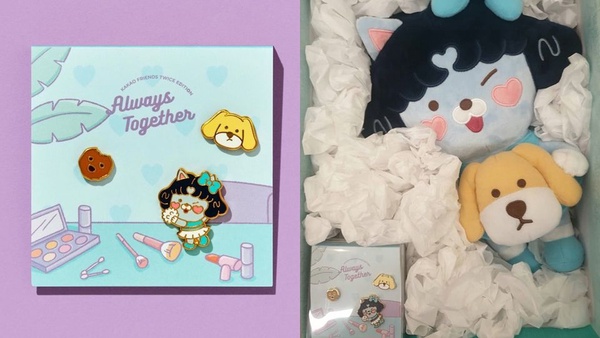 KAKAO FRIENDS x Twice推出超粉嫩商品，由成員親自設計，想用Twice同款買它就對了！