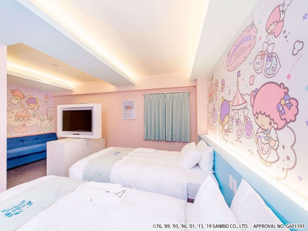 Kitty粉絲衝了！日本沖繩三麗鷗主題飯店「 HOTEL OKINAWA with SANRIO CHARACTERS」開幕啦！來沖繩就讓Hello Kitty、布丁狗陪你睡~