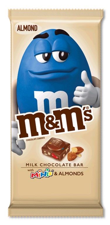 M&M's巧克力磚終於來台灣啦！7-11這次還加碼推出GODIVA巧克力磚＆法國Cupido小熊棉花糖牛奶巧克力～