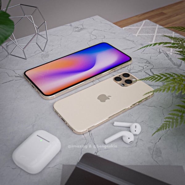 iPhone12 概念圖曝光！3種全新設計、高光澤機身，無瀏海全螢幕的iPhone12大家喜歡嗎？