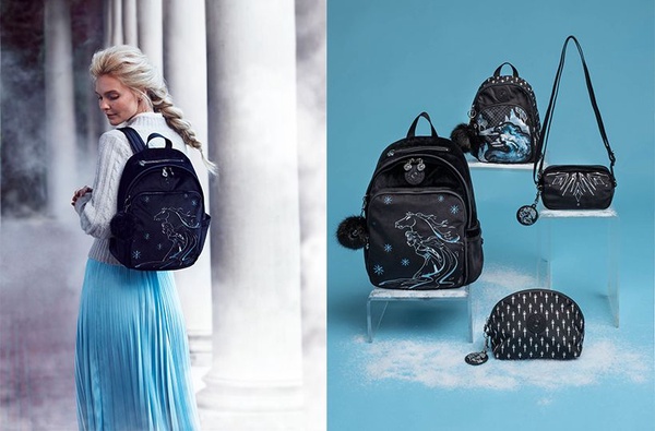 Kipling X 迪士尼推出《冰雪奇缘2》限定系列,多種冰雪奇緣包款即日起登場,現在就背著雪寶出遊去!
