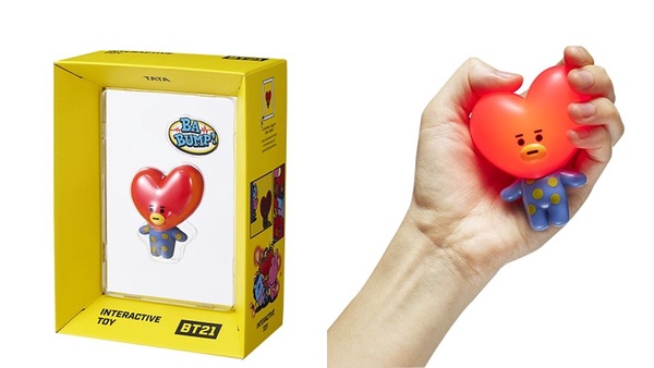 BT21「超級巨星互動玩具組」，會鞠躬問好的RJ、幫妳加油的Cooky，BT21的粉絲每一款都要收藏！