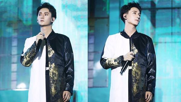 《陳情令》演唱會12男神帥照大集合！肖戰貝蕾帽、王一博草帽，兩人對視超有愛