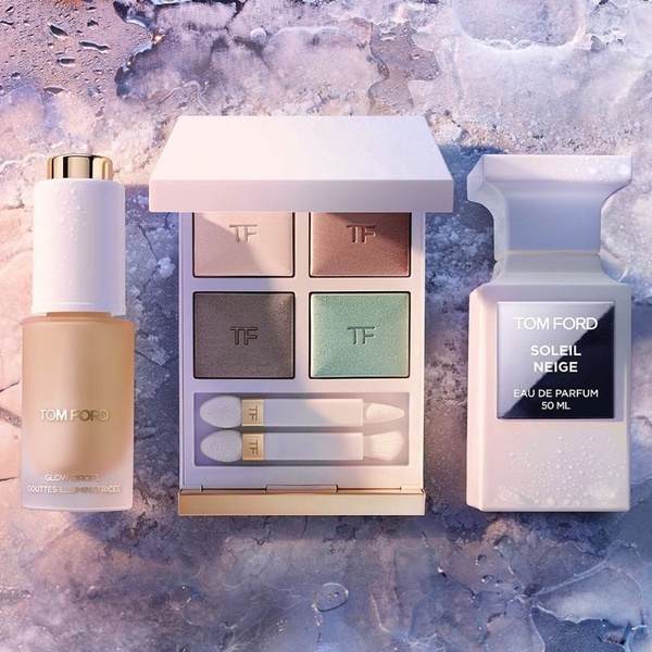 TOM FORD保養油「珍珠光」絕美新色登場！冰晶般的細緻流沙美翻，加碼冬季新品彩妝