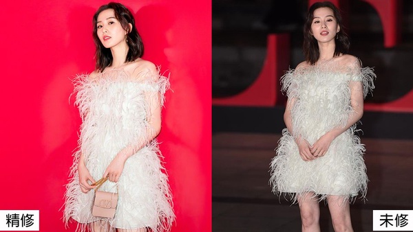 劉詩詩、秦嵐同場比美!10位明星精修vs.未修,Rosé朴彩英身材上熱搜,那雙腿細到讓人跪