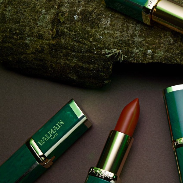 Loreal X BALMAIN 聯名霧面唇膏，絕美三大原石包裝超欠買