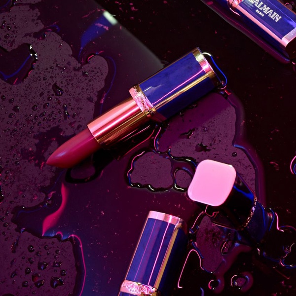 Loreal X BALMAIN 聯名霧面唇膏，絕美三大原石包裝超欠買