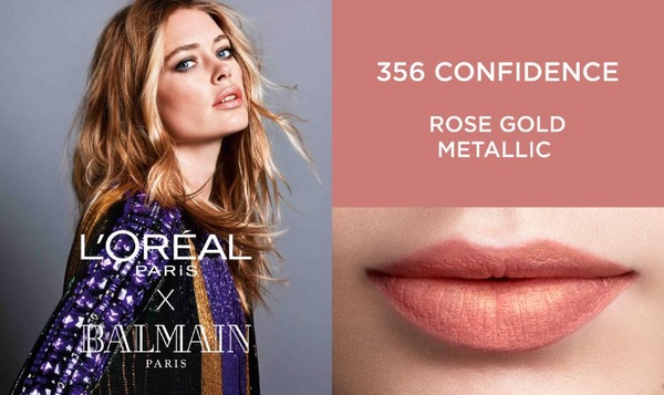 Loreal X BALMAIN 聯名霧面唇膏，絕美三大原石包裝超欠買