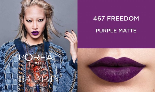 Loreal X BALMAIN 聯名霧面唇膏，絕美三大原石包裝超欠買