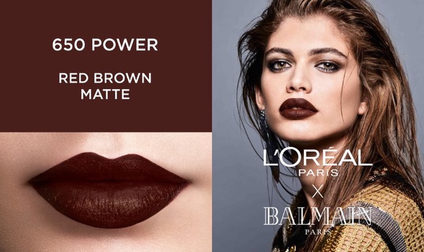 Loreal X BALMAIN 聯名霧面唇膏，絕美三大原石包裝超欠買