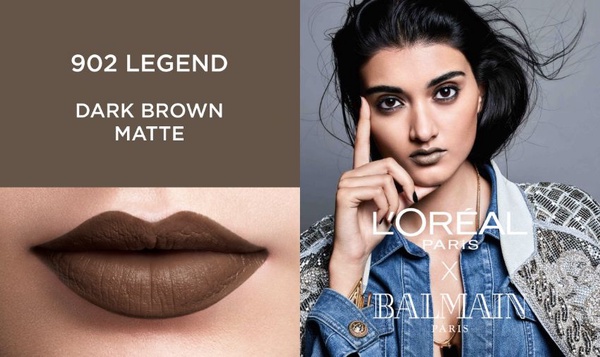 Loreal X BALMAIN 聯名霧面唇膏，絕美三大原石包裝超欠買