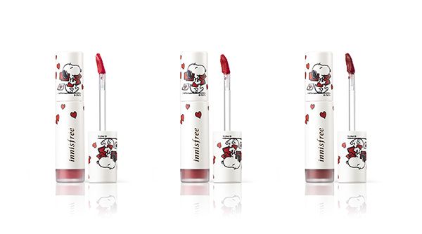 innisfree 冠軍商品、新品唇萃換上限量Snoopy包裝讓少女們都尖叫！