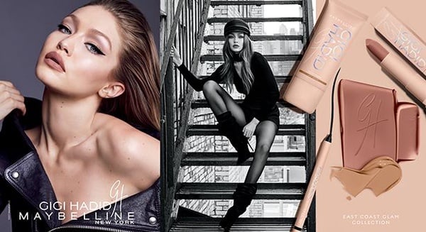 GIGI HADID x MAYBELLINE限量聯名系列