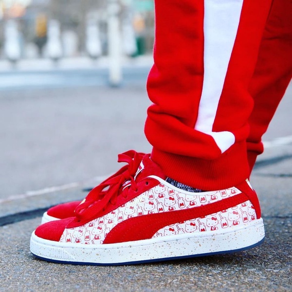 PUMA X HELLO KITTY超萌聯名！共同推出PUMA x Hello Kitty Suede Classic可愛鞋款