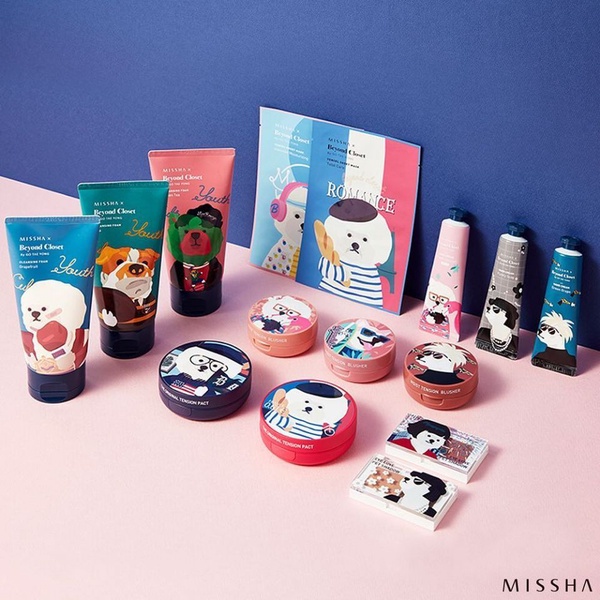 Missha萌狗聯名彩妝！MISSHAXBeyond Closet屈臣氏獨家限量！