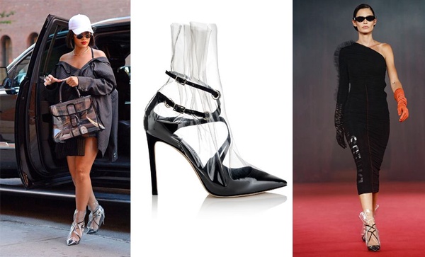 優雅PVC潮：呸姐穿雪莉也穿，JIMMY CHOO×Off-White™ 妳一定得穿！