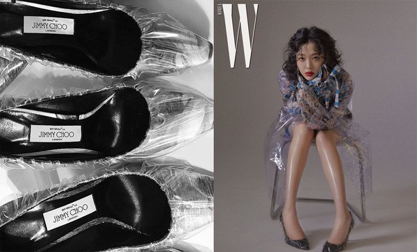 優雅PVC潮：呸姐穿雪莉也穿，JIMMY CHOO×Off-White™ 妳一定得穿！
