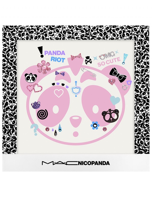 M‧A‧C X NICOPANDA 限量聯名彩妝上市！立體熊貓浮雕口紅、刷具包太萌