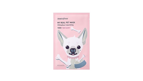 innisfree「我的汪汪面膜」4/15上市！跟著狗狗敷面膜超可愛~