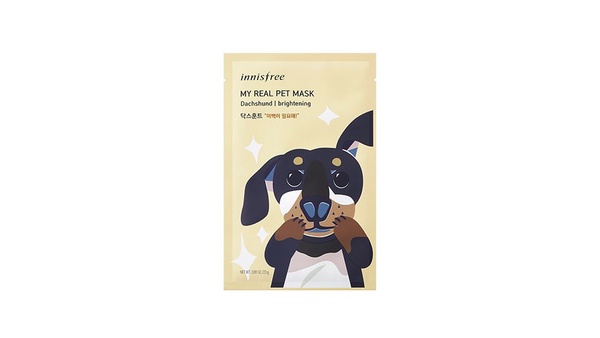 innisfree「我的汪汪面膜」4/15上市！跟著狗狗敷面膜超可愛~