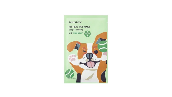innisfree「我的汪汪面膜」4/15上市！跟著狗狗敷面膜超可愛~
